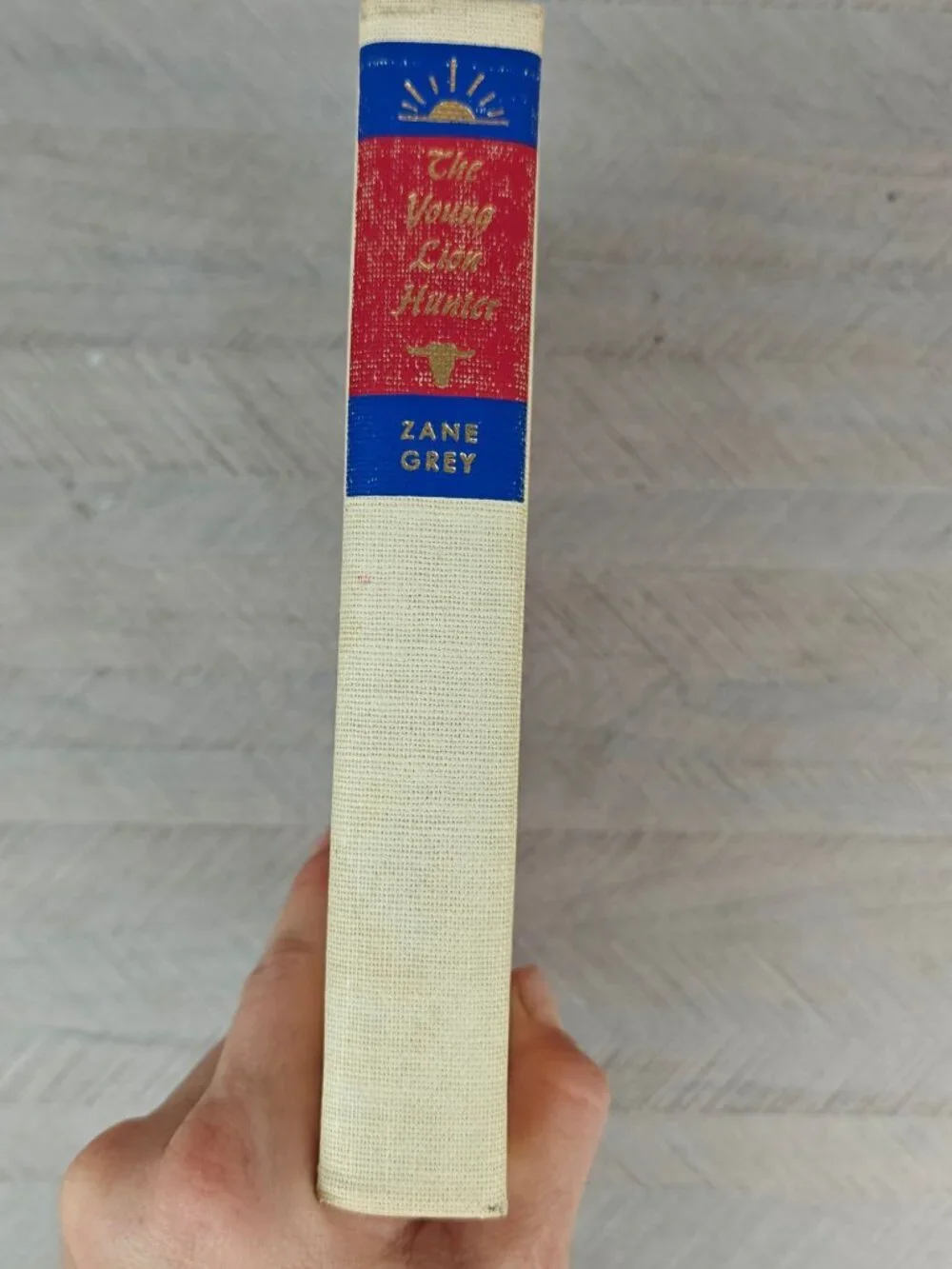 The Young Lion Hunter Zane Grey Hardcover 1939 Western Adventure Classic